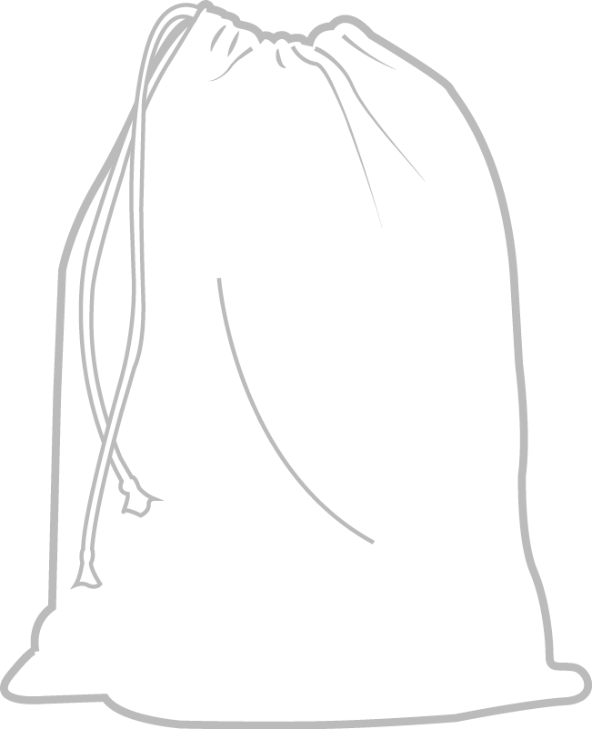 Illustration eines Stoffbeutels